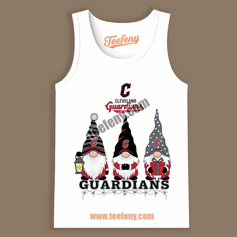 Cleveland Guardians Christmas Gnomes Funny Tanktop Cleveland Guardians Christmas Gnomes Funny Tanktop
