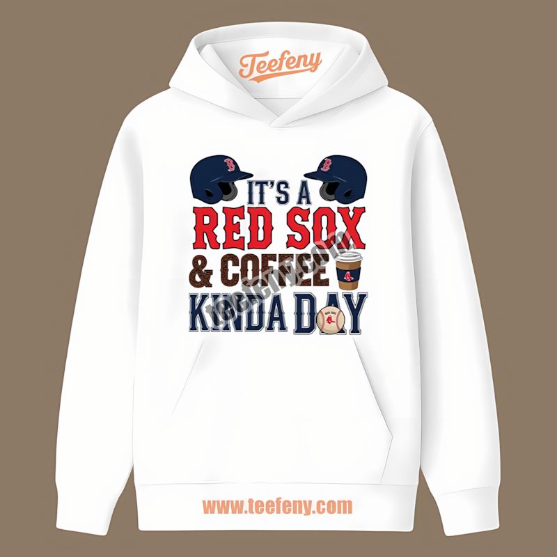 Coffee Kinda Day Boston Red Sox Home Run Hoodie Coffee Kinda Day Boston Red Sox Home Run Hoodie