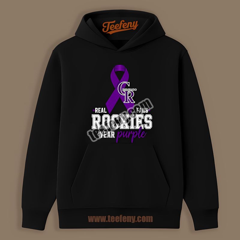 Colorado Rockies Breast Cancer Awareness Fans Wear Purple Statement Hoodie Colorado Rockies Breast Cancer Awareness Fans Wear Purple Statement Hoodie
