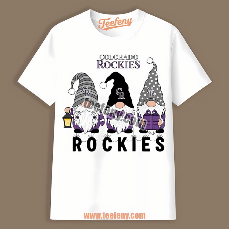 Colorado Rockies Christmas Gnomes Funny Shirt