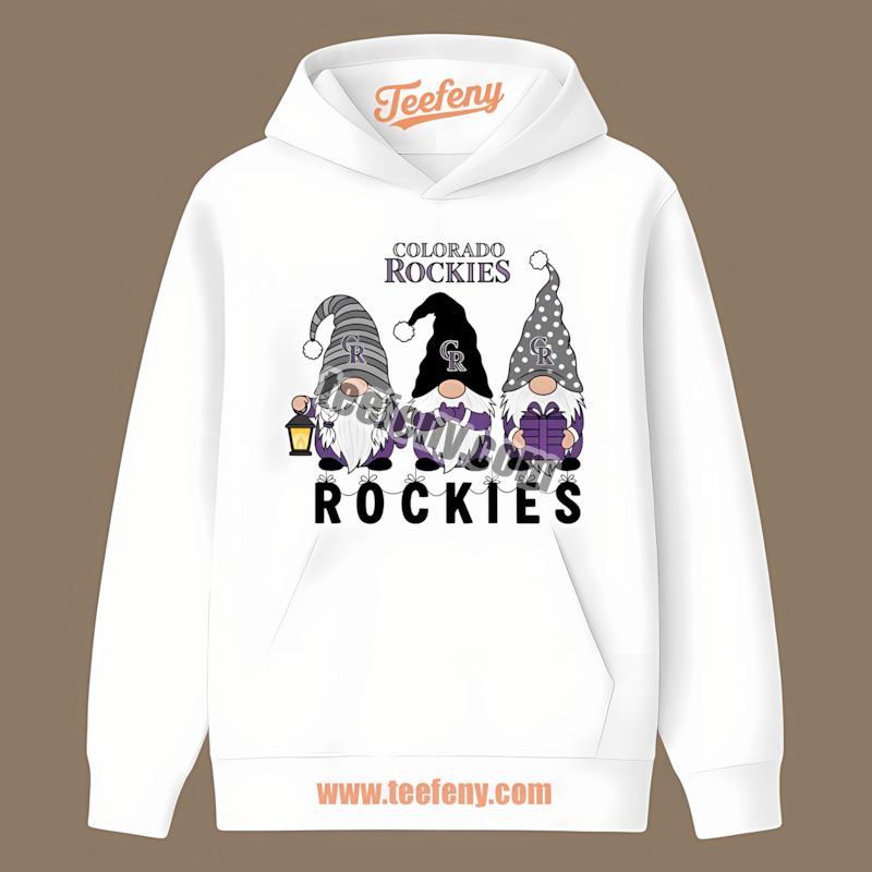Colorado Rockies Christmas Gnomes Funny Hoodie Colorado Rockies Christmas Gnomes Funny Hoodie