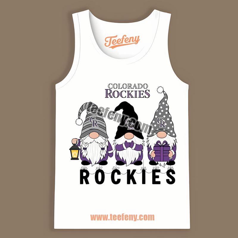Colorado Rockies Christmas Gnomes Funny Tanktop Colorado Rockies Christmas Gnomes Funny Tanktop