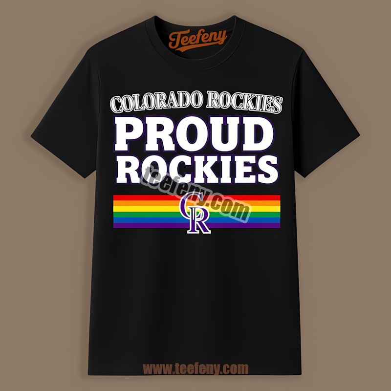Colorado Rockies Lgbt Pride Retro Shirt