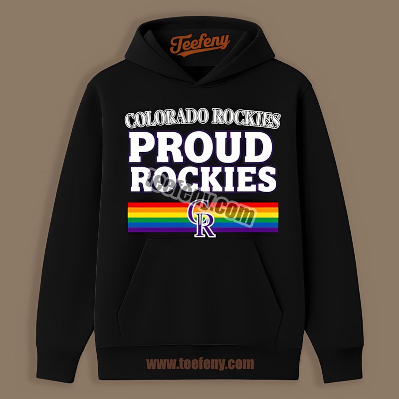 Colorado Rockies Lgbt Pride Retro Hoodie Colorado Rockies Lgbt Pride Retro Hoodie