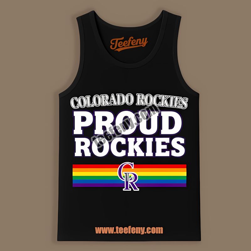 Colorado Rockies Lgbt Pride Retro Tanktop Colorado Rockies Lgbt Pride Retro Tanktop