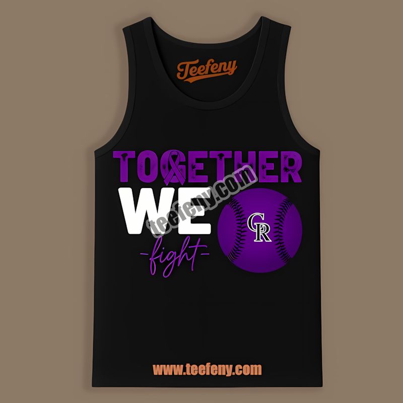 Colorado Rockies Together We Fight Breast Cancer Awareness Best TTanktop For Men Colorado Rockies Together We Fight Breast Cancer Awareness Best TTanktop For Men