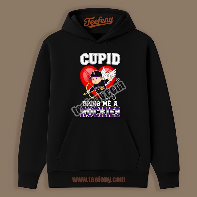 Colorado Rockies Valentines Cupid Bring Me A Rockies All Day Hoodie Colorado Rockies Valentines Cupid Bring Me A Rockies All Day Hoodie