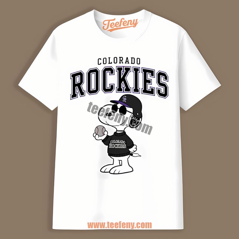 Colorado Rockies Vs Cool Snoopy Shirt Printing