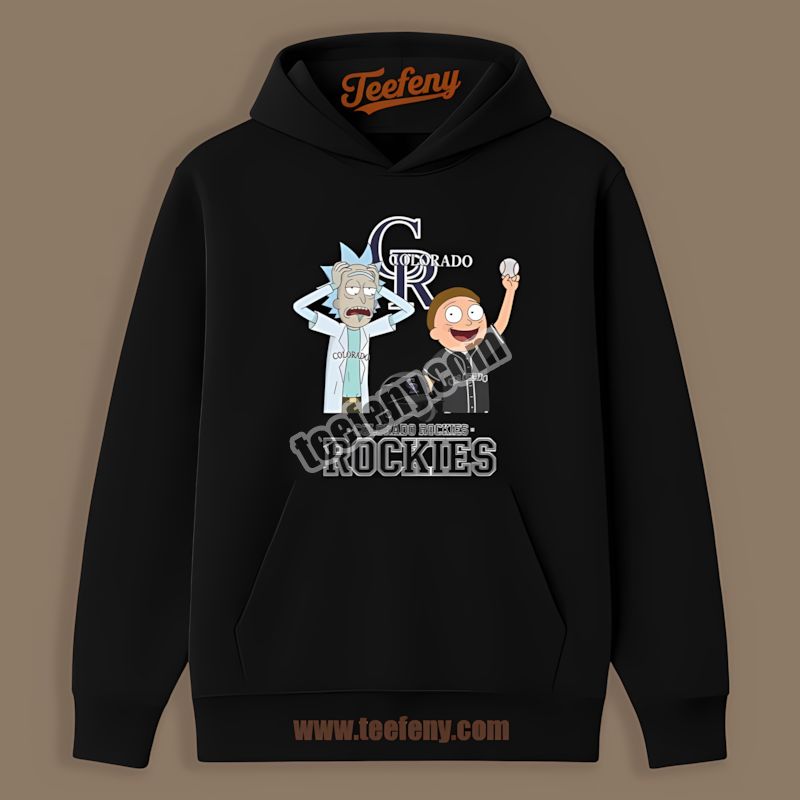 Colorado Rockies Vs Rick And Morty Unisex Hoodie Colorado Rockies Vs Rick And Morty Unisex Hoodie