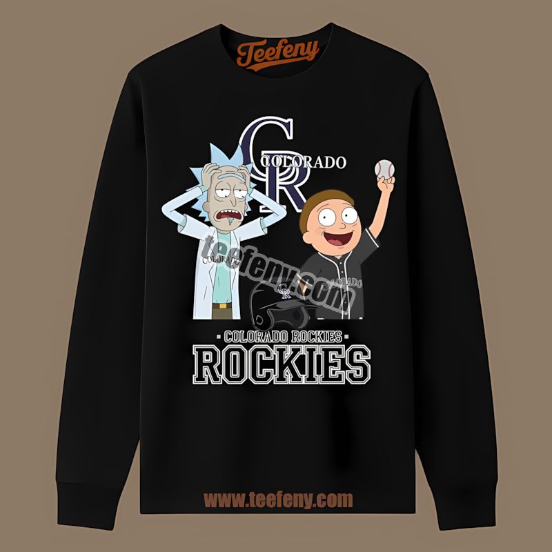 Colorado Rockies Vs Rick And Morty Unisex Long Sleeve Colorado Rockies Vs Rick And Morty Unisex Long Sleeve
