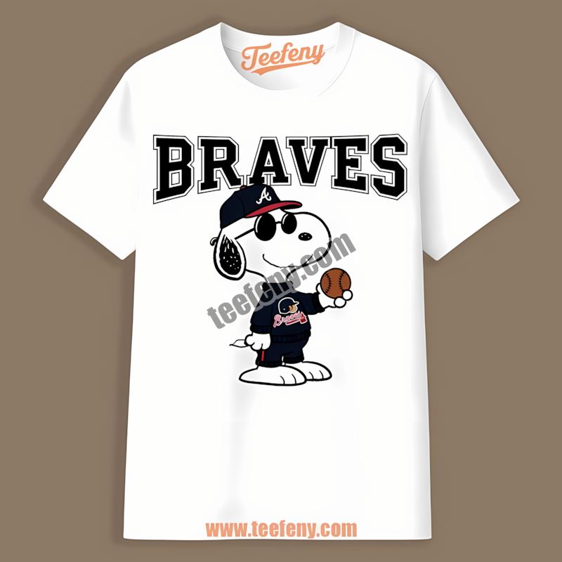 Cool Snoopy Atlanta Braves Graphic Shirt