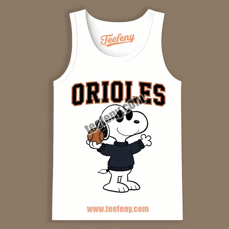 Cool Snoopy Baltimore Orioles Party Tanktop Cool Snoopy Baltimore Orioles Party Tanktop