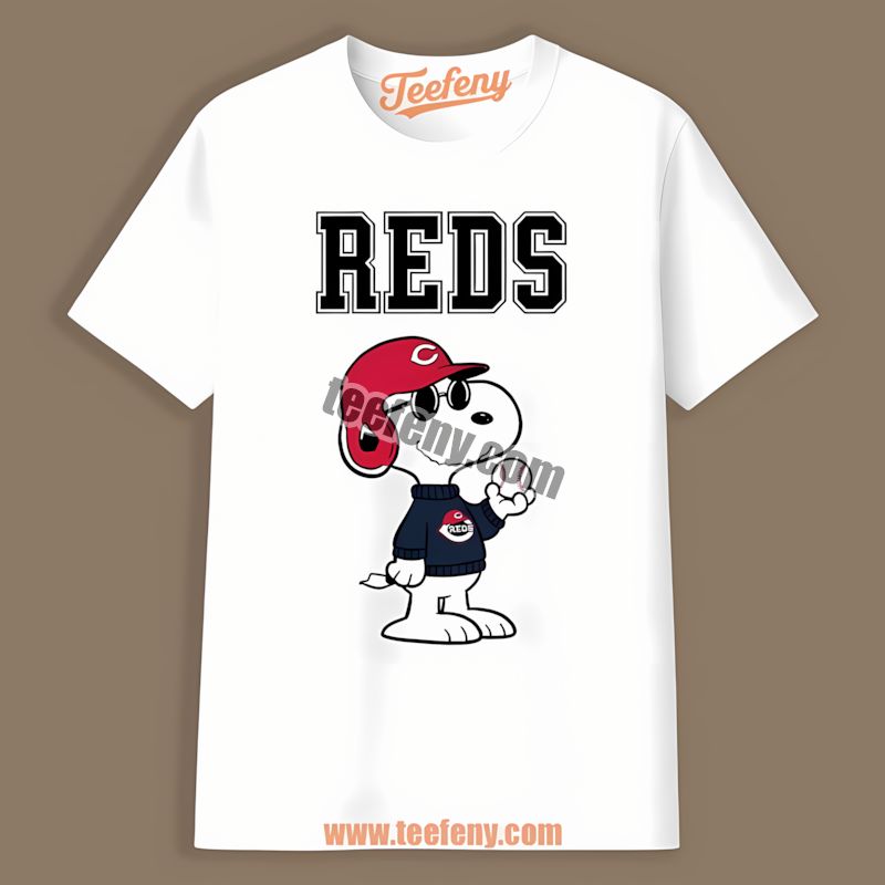 Cool Snoopy Vs Cincinnati Reds Funny Shirt