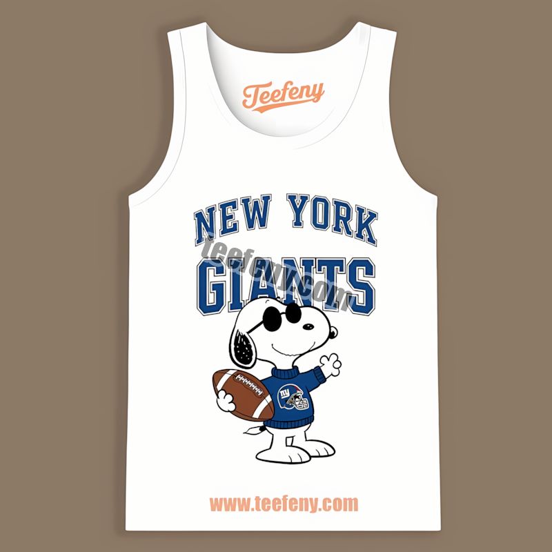 Cool Snoopy Vs New York Giants Regular Tanktop Cool Snoopy Vs New York Giants Regular Tanktop