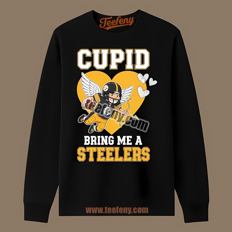 Cupid Brings Me A Cardinal For Pittsburgh SLong Sleevelers Shirt Cupid Brings Me A Cardinal For Pittsburgh SLong Sleevelers Shirt