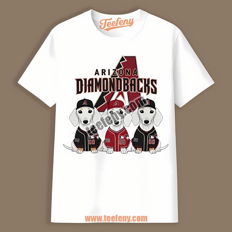 Dachshund Dogs Arizona Diamondbacks Trendy Shirt