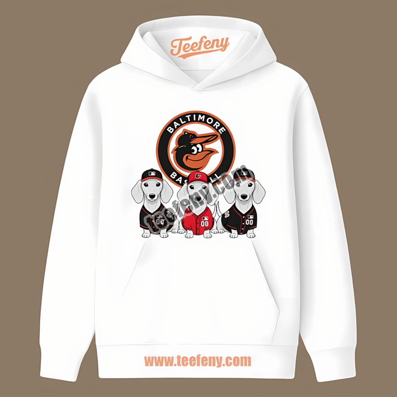 Dachshund Dogs Baltimore Orioles Custom Hoodie Dachshund Dogs Baltimore Orioles Custom Hoodie