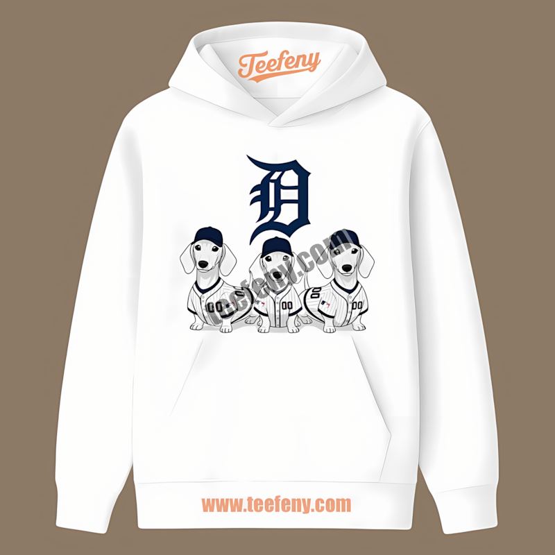 Dachshund Dogs Detroit Tigers Classic Hoodie Dachshund Dogs Detroit Tigers Classic Hoodie