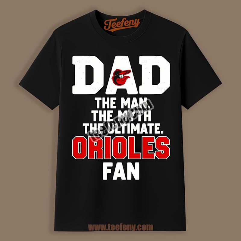 Dad The Man The Myth The Ultimate Fan Atlanta Braves Graphic Shirt
