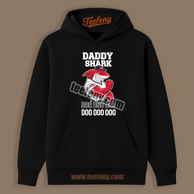 Daddy Shark Atlanta Braves Festival Hoodie Daddy Shark Atlanta Braves Festival Hoodie