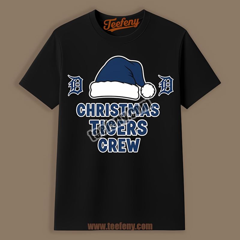 Detroit Tigers Christmas Tigers Crew Unisex Shirt