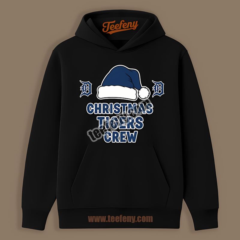 Detroit Tigers Christmas Tigers Crew Unisex Hoodie Detroit Tigers Christmas Tigers Crew Unisex Hoodie