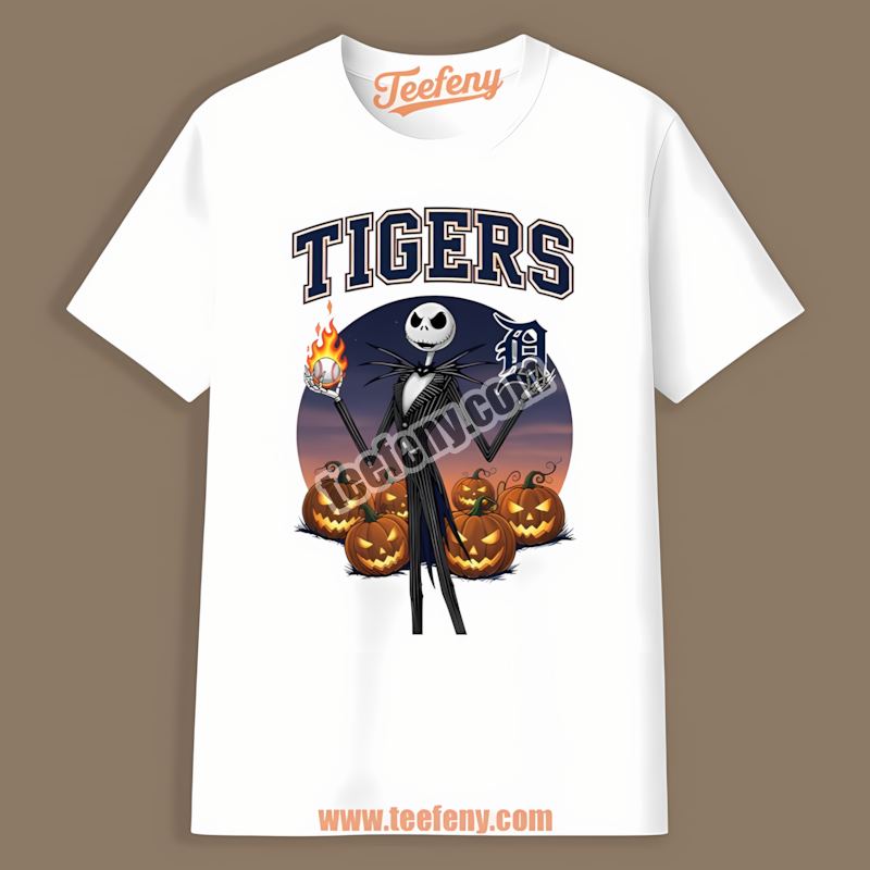 Detroit Tigers Jack Skellington Halloween Classic Shirt