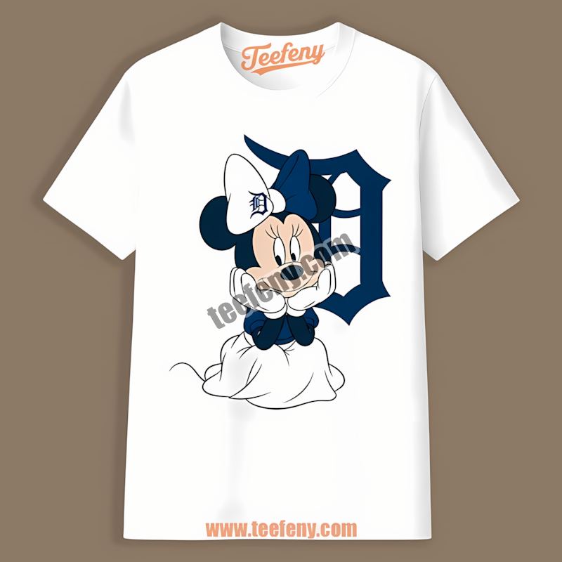Detroit Tigers Minnie Mouse Cute Trendy Shirt