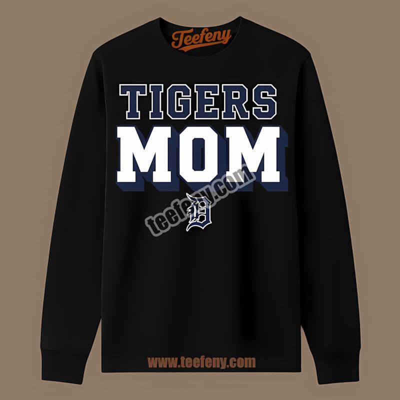 Detroit Tigers Mom Classic Long Sleeve Detroit Tigers Mom Classic Long Sleeve