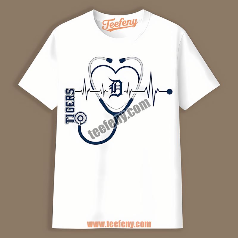 Detroit Tigers Nurse Heartbeat Classic Shirt