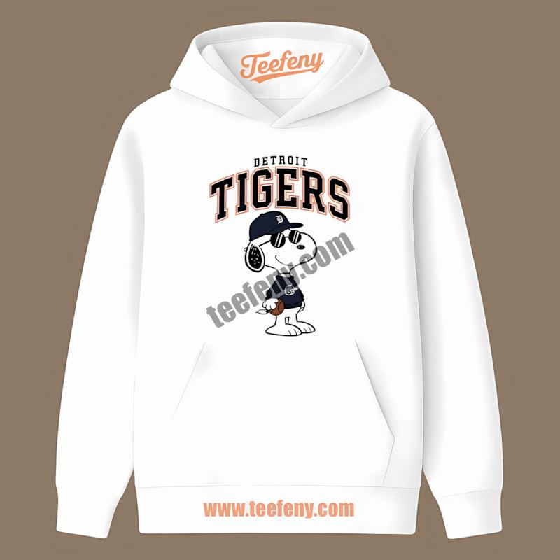 Detroit Tigers Vs Cool Snoopy Cotton Hoodie Detroit Tigers Vs Cool Snoopy Cotton Hoodie