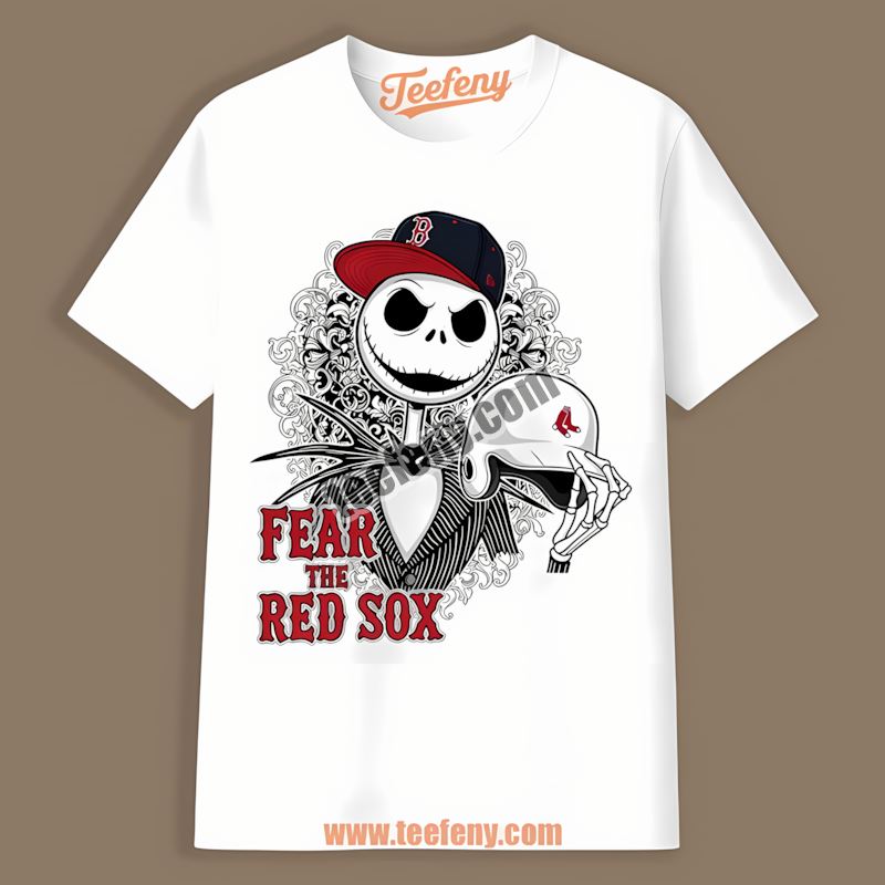 Fear The Boston Red Sox Jack Skellington Crewneck Shirt