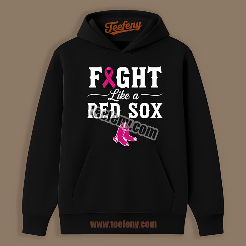 Fight Like A Breast Cancer Awareness Boston Red Sox Retro Hoodie Fight Like A Breast Cancer Awareness Boston Red Sox Retro Hoodie