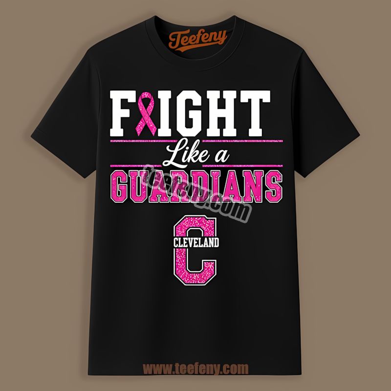 Fight Like A Breast Cancer Awareness Cleveland Guardians Color Shirt