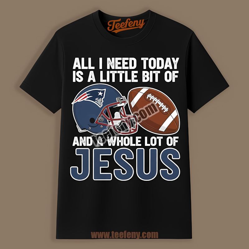 Football And Jesus New England Patriots Regular Shirt