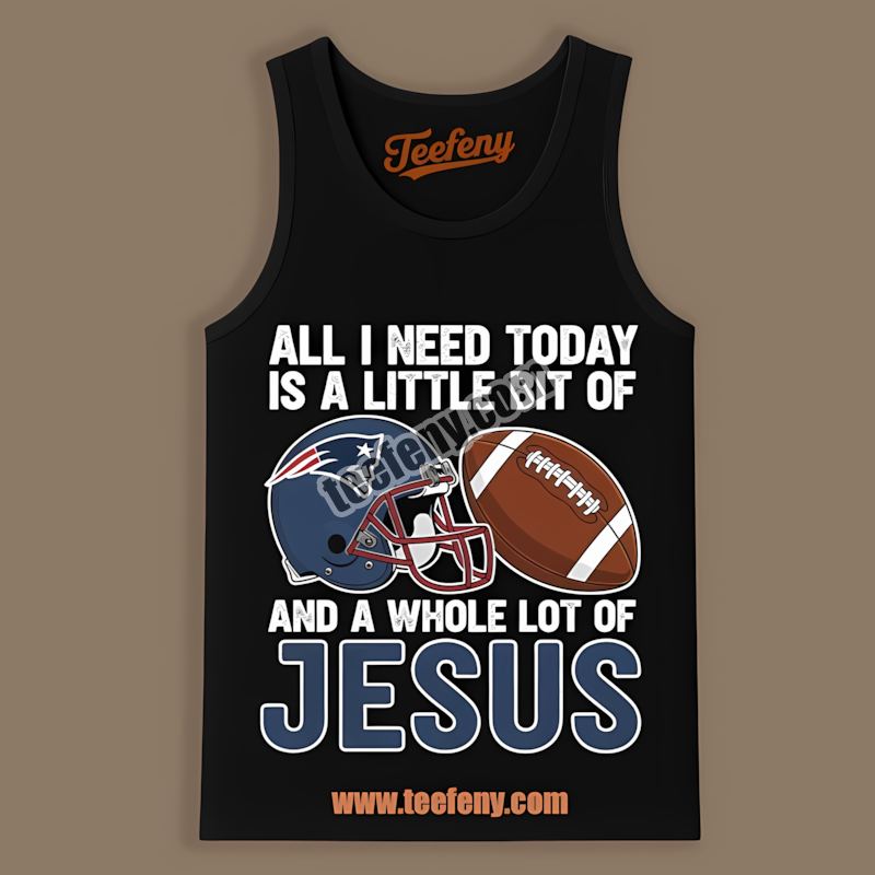 Football And Jesus New England Patriots Regular Tanktop Football And Jesus New England Patriots Regular Tanktop