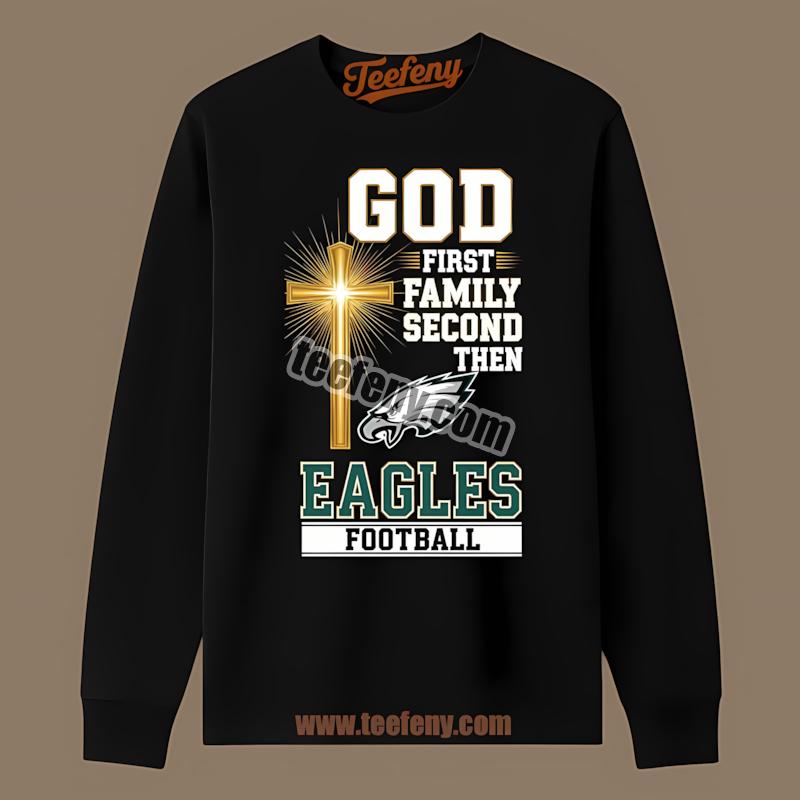 God Family And Philadelphia Eagles Football Vintage Fan Long Sleeve God Family And Philadelphia Eagles Football Vintage Fan Long Sleeve