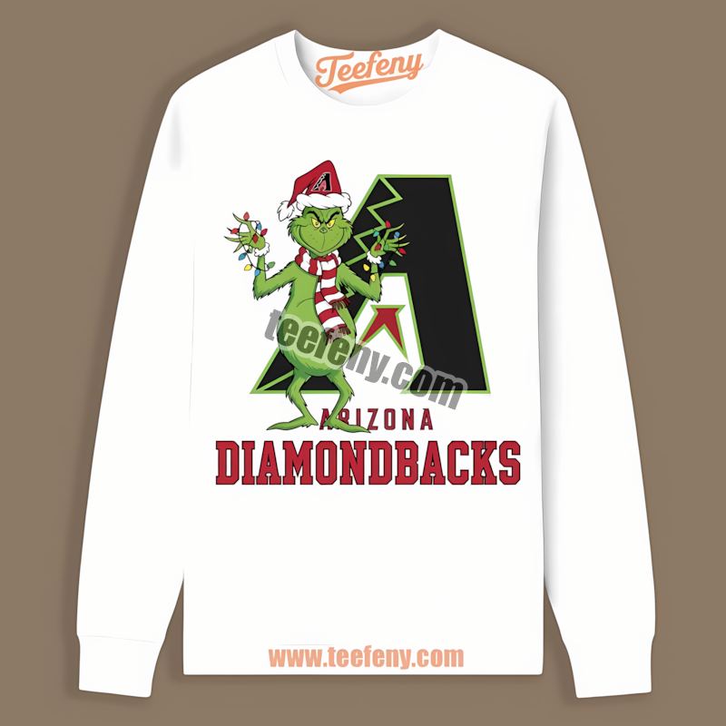 Grinch Christmas Arizona Diamondbacks Vintage Long Sleeve Grinch Christmas Arizona Diamondbacks Vintage Long Sleeve