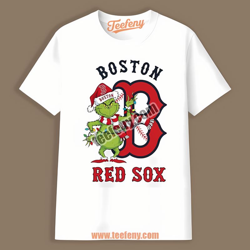 Grinch Christmas Boston Red Sox Summer Shirt