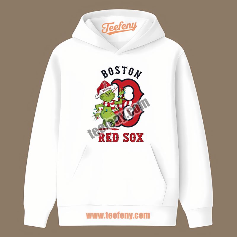 Grinch Christmas Boston Red Sox Summer Hoodie Grinch Christmas Boston Red Sox Summer Hoodie