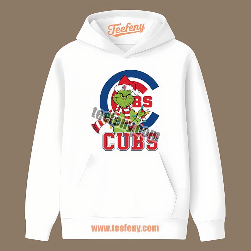 Grinch Christmas Chicago Cubs Trendy Hoodie Grinch Christmas Chicago Cubs Trendy Hoodie