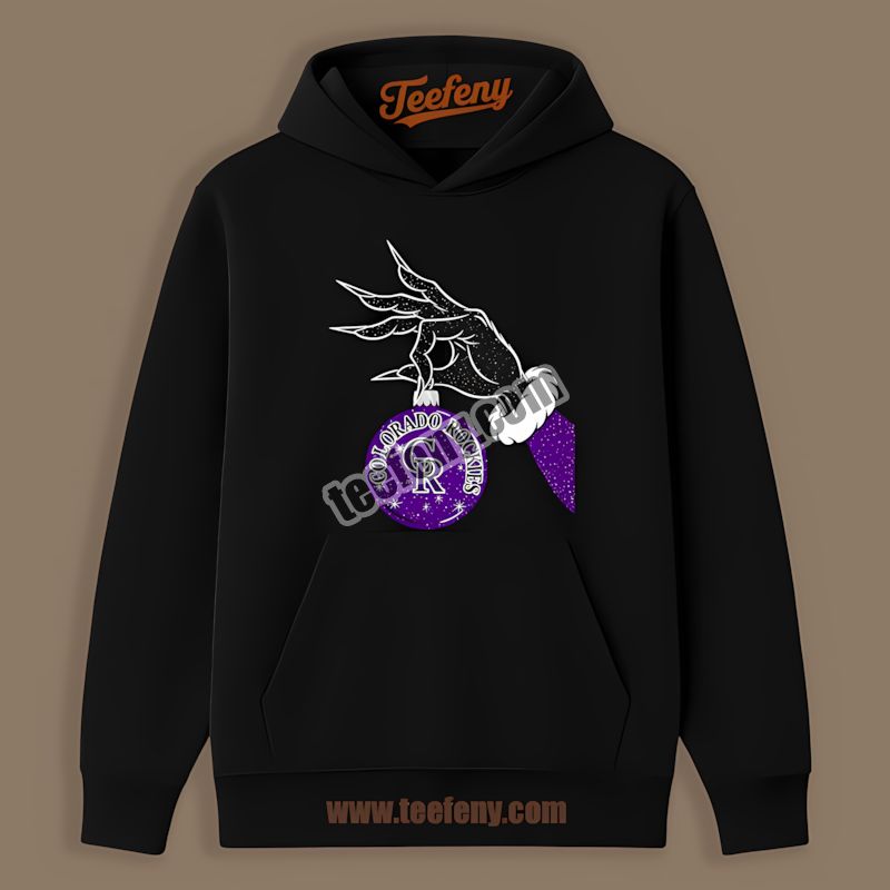 Grinch Hand Holding Colorado Rockies Ornament Classic Hoodie Grinch Hand Holding Colorado Rockies Ornament Classic Hoodie