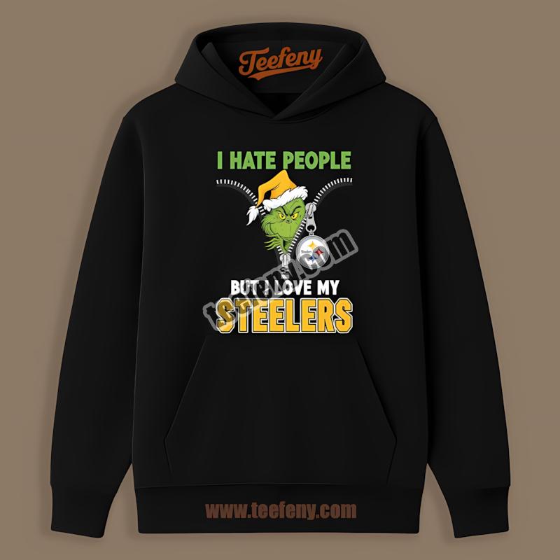 Grinch Hates People But Loves Pittsburgh SHoodielers Trendy Shirt Grinch Hates People But Loves Pittsburgh SHoodielers Trendy Shirt