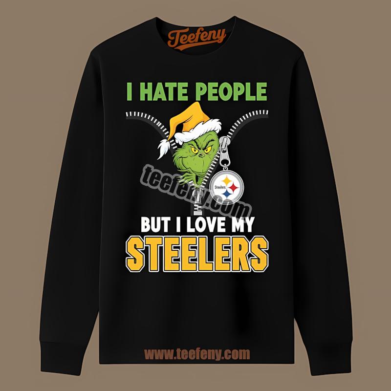 Grinch Hates People But Loves Pittsburgh SLong Sleevelers Trendy Shirt Grinch Hates People But Loves Pittsburgh SLong Sleevelers Trendy Shirt