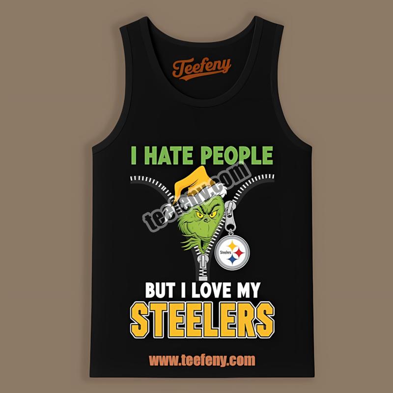 Grinch Hates People But Loves Pittsburgh STanktoplers Trendy Shirt Grinch Hates People But Loves Pittsburgh STanktoplers Trendy Shirt