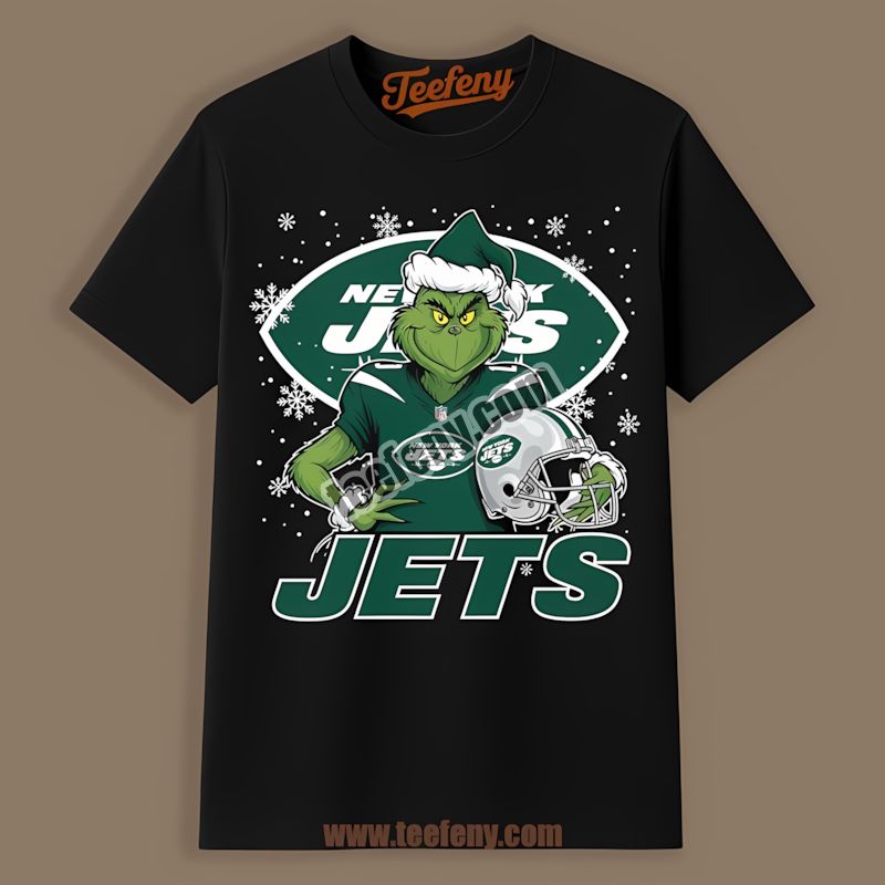 Grinch I Hate People But Love The New York Giants Color Shirt