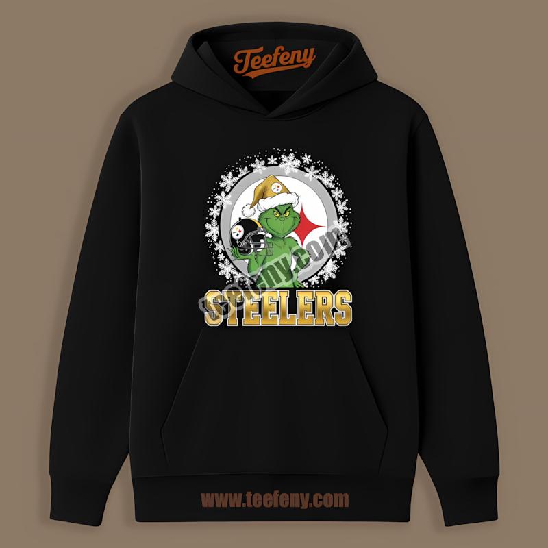 Grinch Holding Pittsburgh SHoodielers Helmet Bold Adults Shirt Grinch Holding Pittsburgh SHoodielers Helmet Bold Adults Shirt