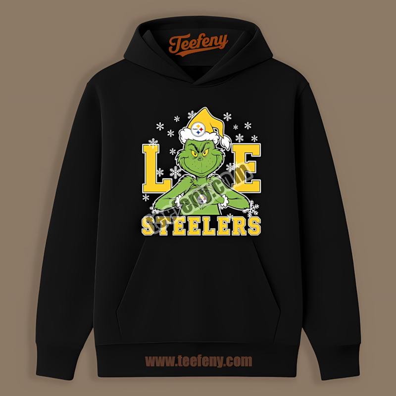 Grinch Love Pittsburgh SHoodielers Christmas Theme Shirt Grinch Love Pittsburgh SHoodielers Christmas Theme Shirt
