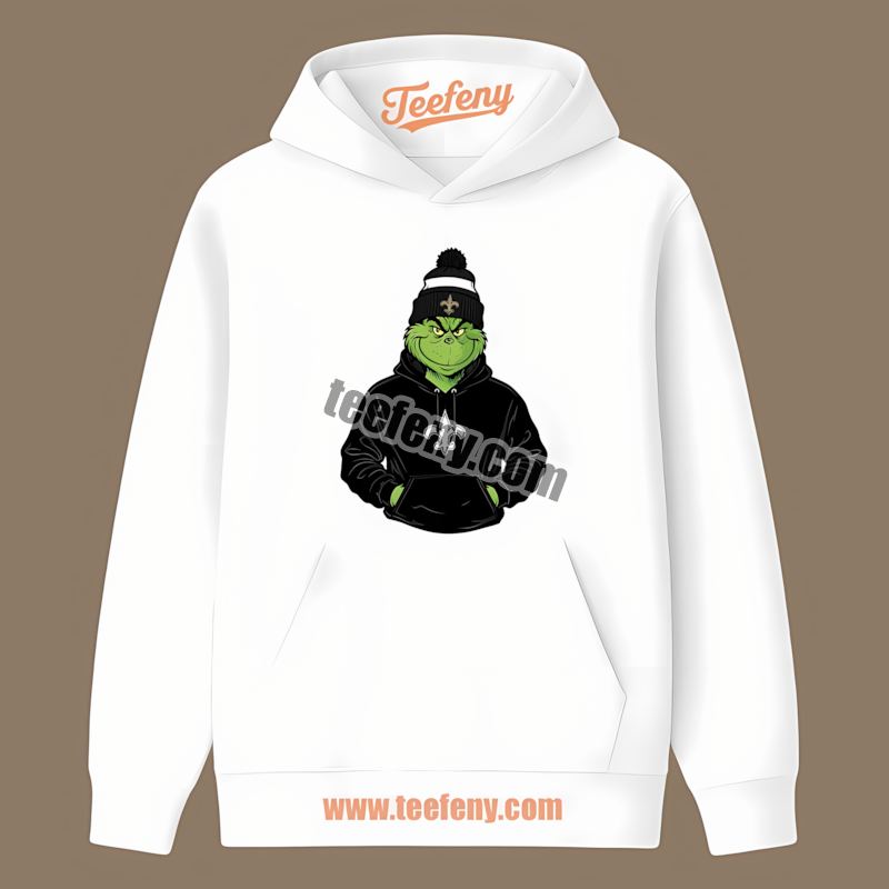 Grinch Wearing New Orleans Saints Hoodie Classic Hoodie Grinch Wearing New Orleans Saints Hoodie Classic Hoodie