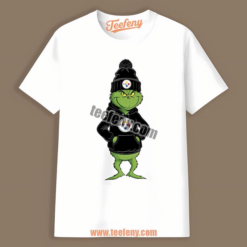 Grinch Wearing Pittsburgh Steelers Hoodie Sports Fan Shirt